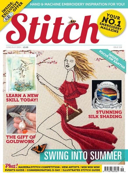 Stitch Magazine – Issue 119 – June-July 2019 Cover