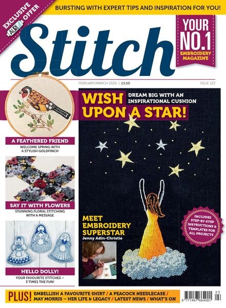 Stitch Magazine – Issue 123 – February-March 2020 Cover