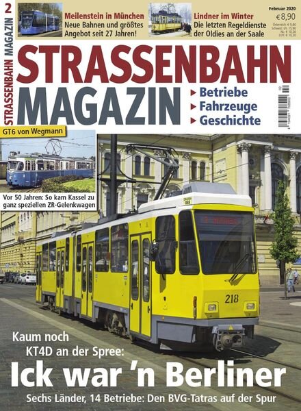 Strassenbahn Magazin – Februar 2020 Cover