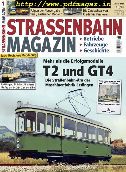 Strassenbahn Magazin – Januar 2020 Cover