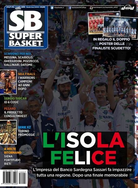 Superbasket – Luglio-Agosto 2015 Cover