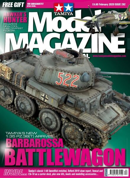 Tamiya Model Magazine – Issue 292 – February 2020 Cover