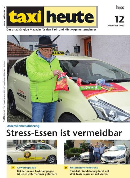 Taxi heute – Dezember 2019 Cover