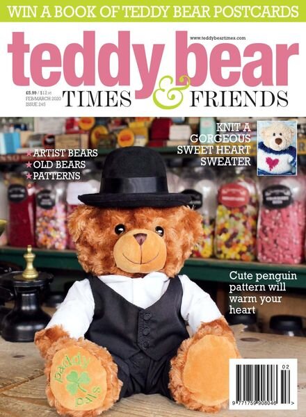 Teddy Bear Times – Issue 245 – February-March 2020 Cover