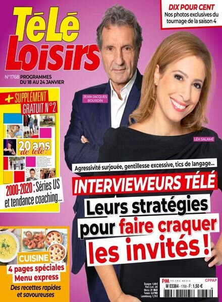 Tele Loisirs – 13 Janvier 2020 Cover
