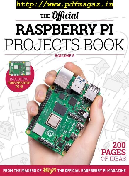 The Official Raspberry Pi Projects Book – Projects Book Vol5, 2019 Cover
