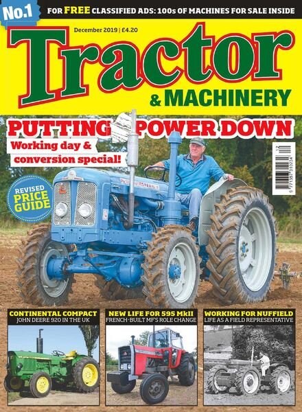 Tractor & Machinery – December 2019 Cover
