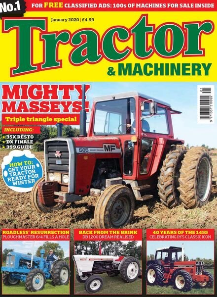 Tractor & Machinery – January 2020 Cover