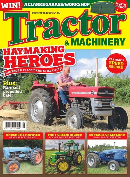 Tractor & Machinery – September 2019 Cover