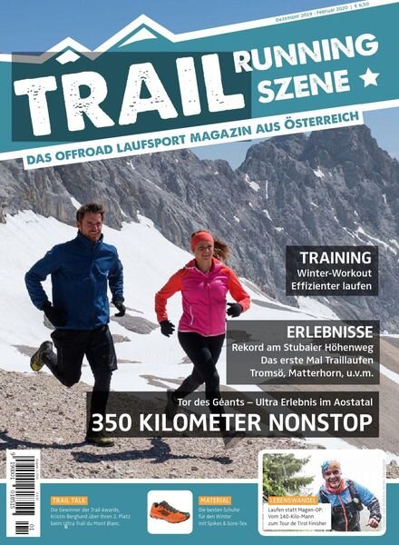 Trail Running Szene – Dezember 2019 – Februar 2020 Cover