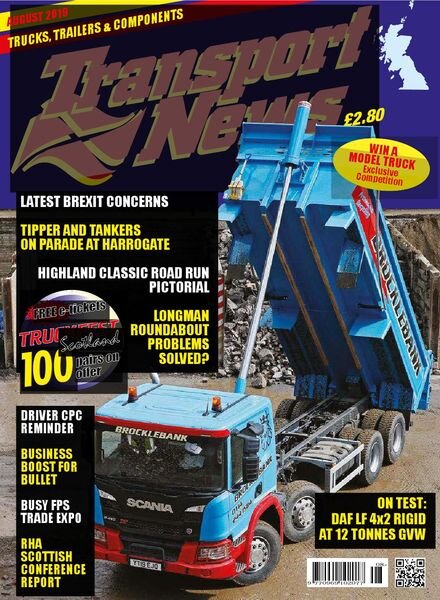 Transport News – August 2019 Cover