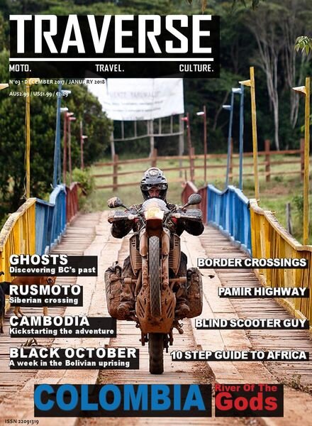 TRAVERSE – Issue 3 – December 2017 – January 2018 Cover
