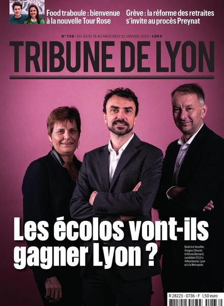 Tribune de Lyon – 16 janvier 2020 Cover