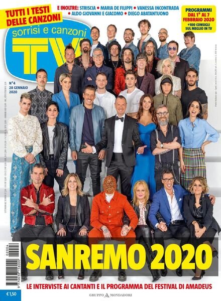 TV Sorrisi e Canzoni – 28 gennaio 2020 Cover