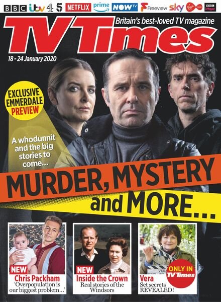 TV Times – 18 January 2020 Cover