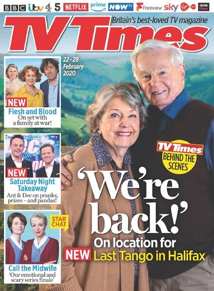 TV Times – 22 February 2020 Cover