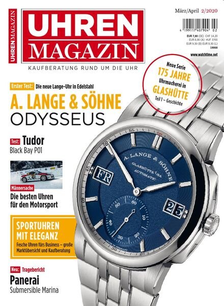 Uhren-Magazin – Februar 2020 Cover