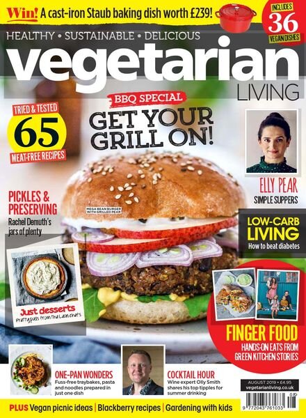 Vegetarian Living – August 2019 Cover