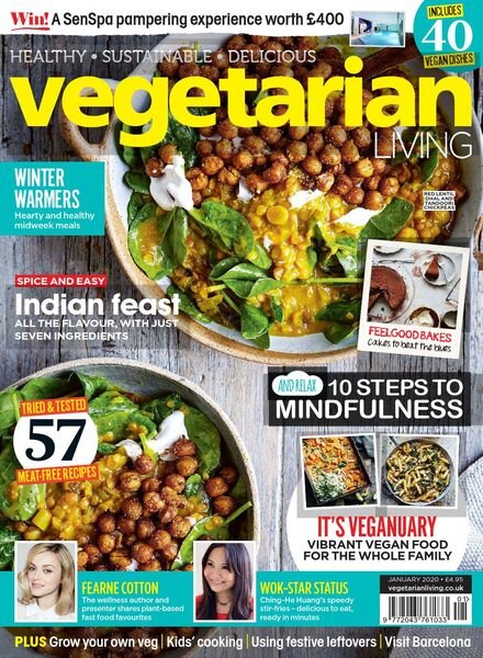 Vegetarian Living – January 2020 Cover