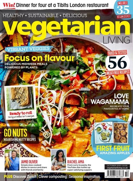 Vegetarian Living – October 2019 Cover