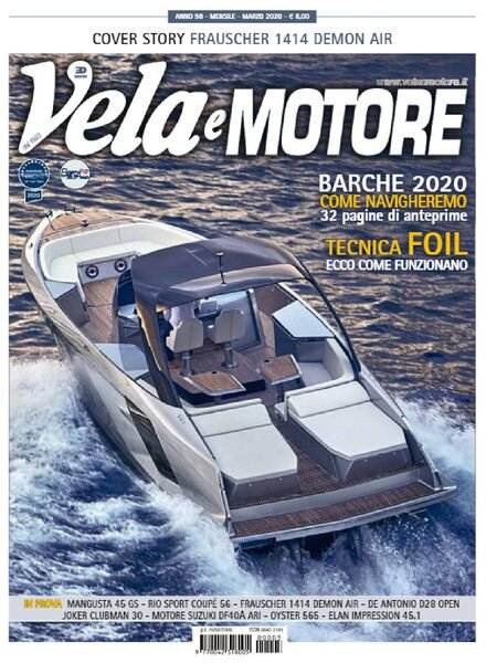 Vela e Motore – Marzo 2020 Cover