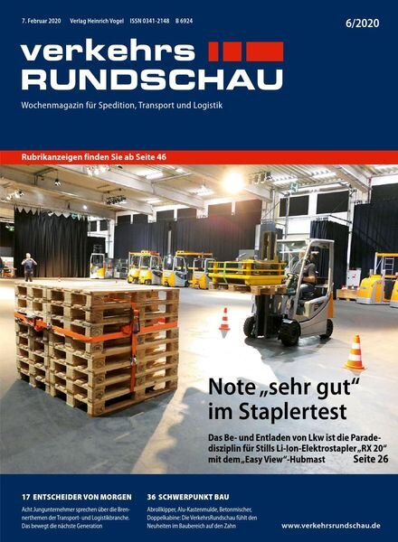 VerkehrsRundschau – 04 Februar 2020 Cover
