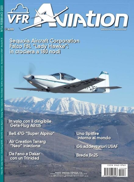 VFR Aviation – Febbraio 2020 Cover