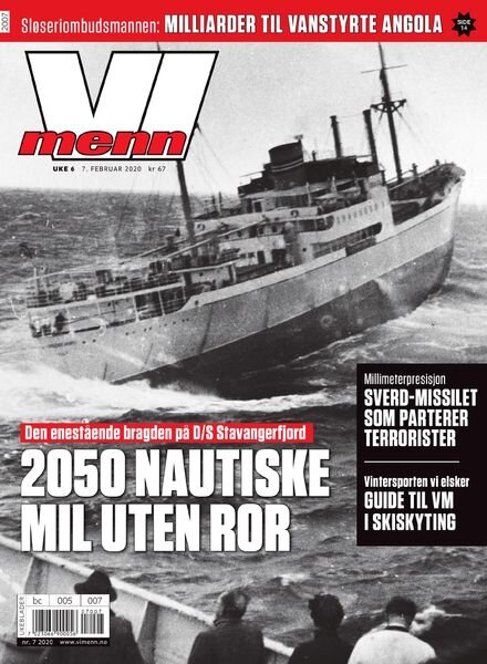 Vi Menn – 07 februar 2020 Cover