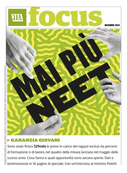 Vita – Dicembre 2015 Cover
