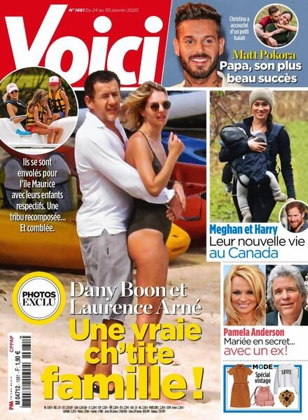 Voici – 24 Janvier 2020 Cover