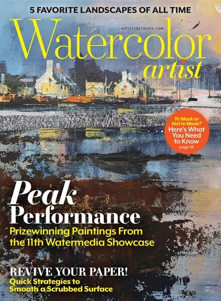 Watercolor Artist – April 2020 Cover