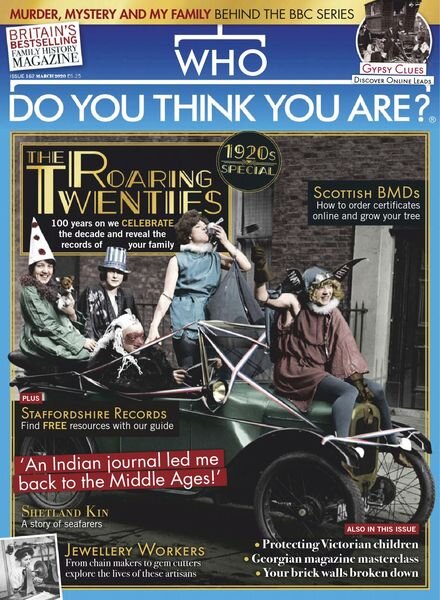 Who Do You Think You Are – March 2020 Cover