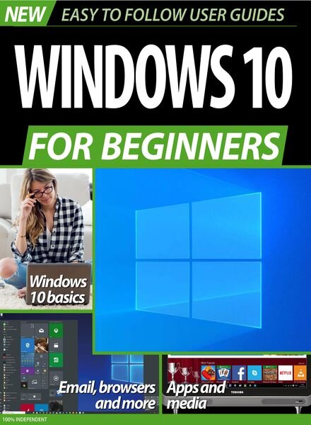 Windows 10 For Beginners – February 2020 Cover