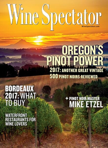 Wine Spectator – March 31, 2020 Cover