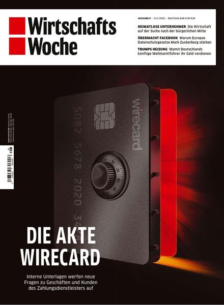 Wirtschaftswoche – 14 Februar 2020 Cover
