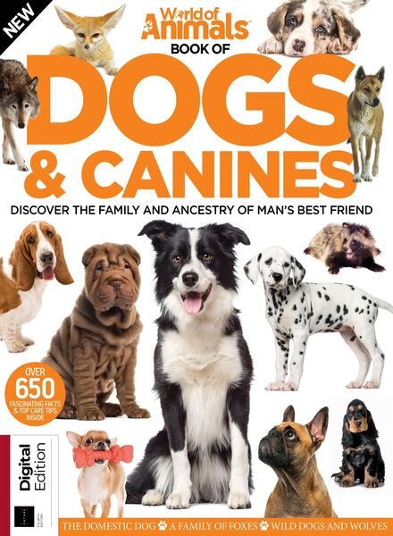 World Of Animals Book of Dogs & Canines – Fourth Edition 2019 Cover