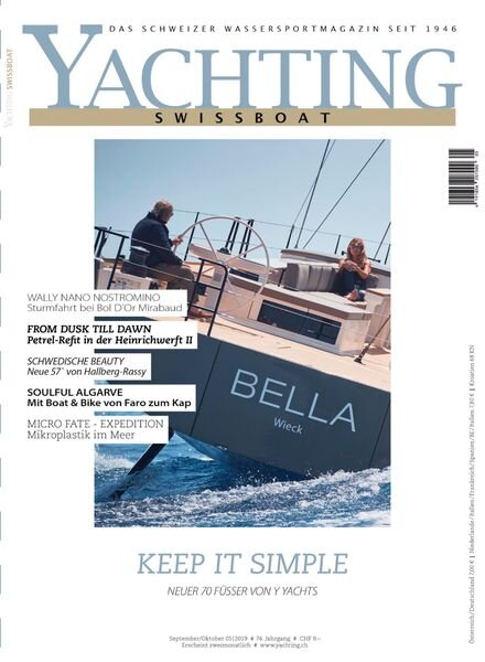 Yachting Swissboat – September-Oktober 2019 Cover