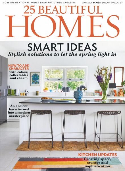 25 Beautiful Homes – April 2020 Cover