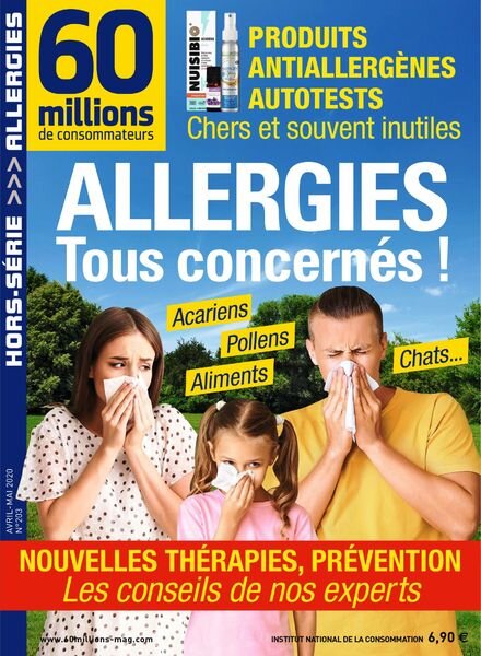 60 Millions de Consommateurs – Hors-Serie – Avril-Mai 2020 Cover