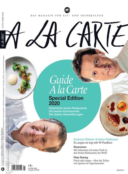 A la Carte – Marz 2020 Cover