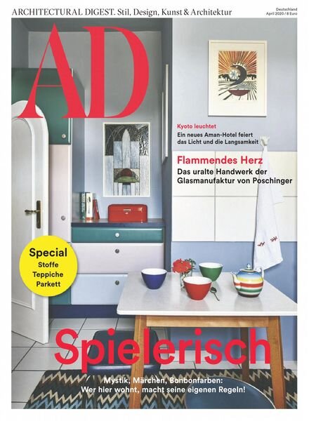 AD Architectural Digest Germany – April 2020 Cover