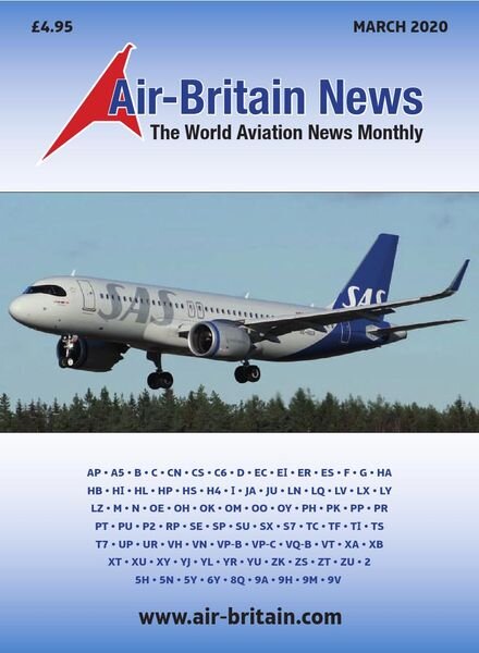 Air-Britain News – March 2020 Cover
