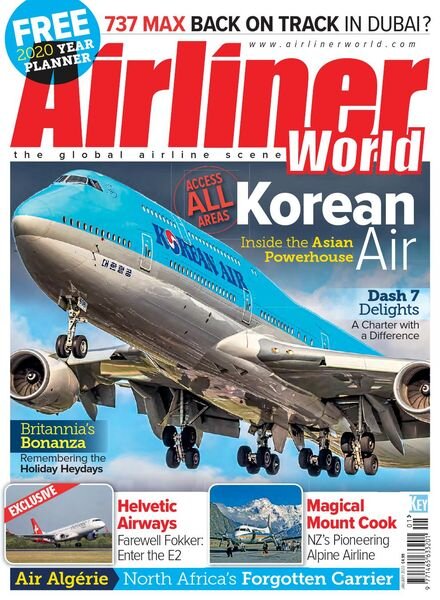 Airliner World – January 2020 Cover