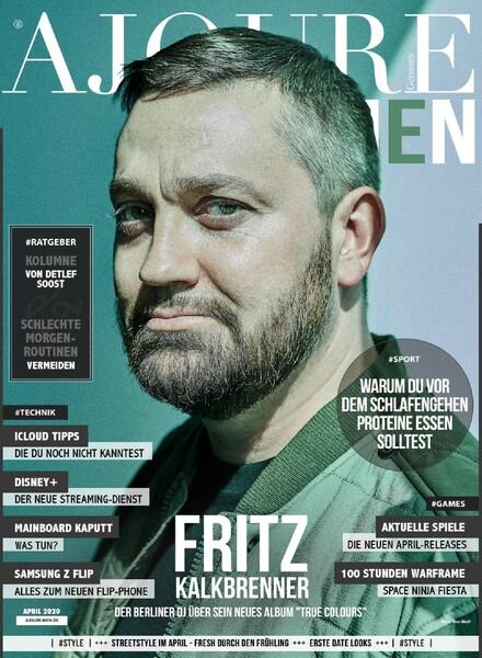 Ajoure Men – April 2020 Cover