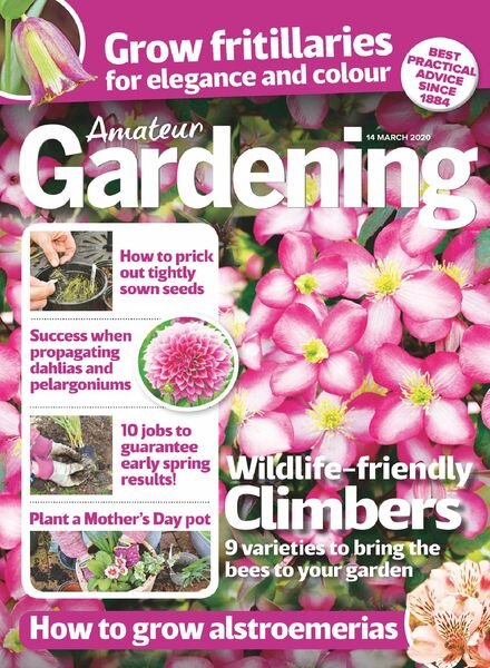 Amateur Gardening – 14 March 2020 Cover
