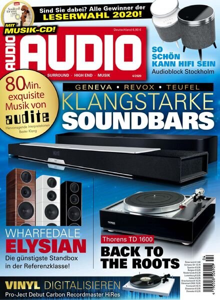 Audio – April 2020 Cover