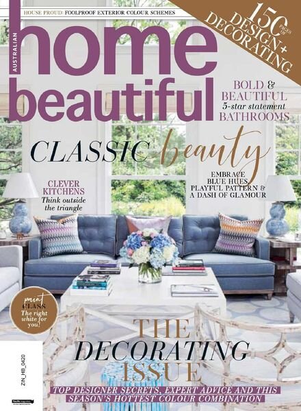 Australian Home Beautiful – April 2020 Cover