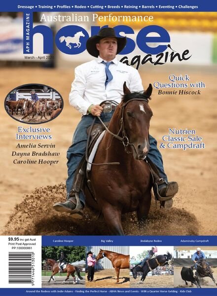 Australian Performance Horse Magazine – March-April 2020 Cover