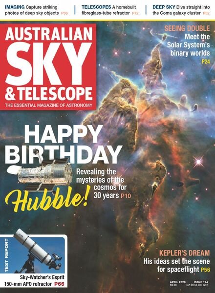 Australian Sky & Telescope – April 2020 Cover