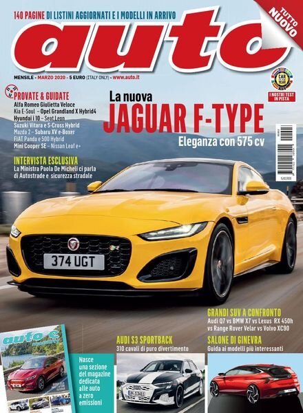 Auto – Marzo 2020 Cover